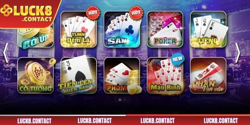 Giới thiệu về top game bài uy tín trên nền tảng LUCK8