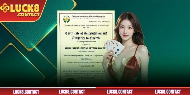 Tại sao giấy phép hoạt động LUCK8 lại quan trọng?